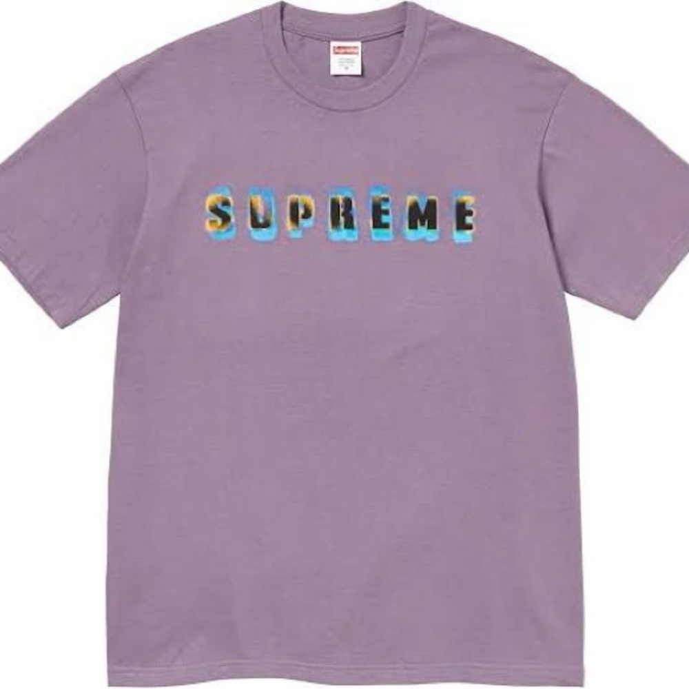 Supreme Stencil Tee ‘Dusty Purple’ Size S